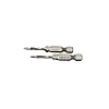 TMAX 2 pc 6-32 Combination Drill and Tap Multi Use Deburr Countersink Hex Bit