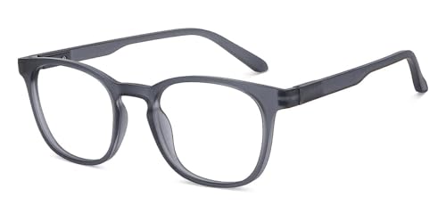 Image of Premium Zero Power Blue Cut With Photochromic Lens | Anti Glare and UV Protection Full Frame Navigator Unisex Spectacles Glasses