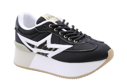 Liu Jo Dreamy 05 Sneaker en cuir poney et nylon premium avec finitions soignées D25LJ03