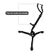 Saxophone Stand, Alto Tenor Sax Stand Stable Support with Portable Triangle Base for Home Stage Use