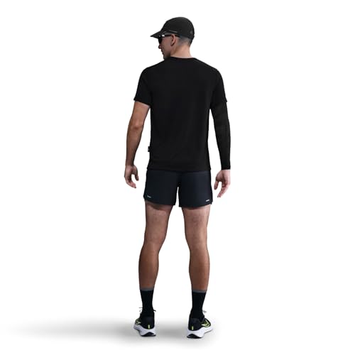 Nike Miler Breathe HJ4181-010 - Maglietta Da Uomo A Maniche Corte, Colore: Nero/Reflective Silv, HJ4181-010, Xl - 3