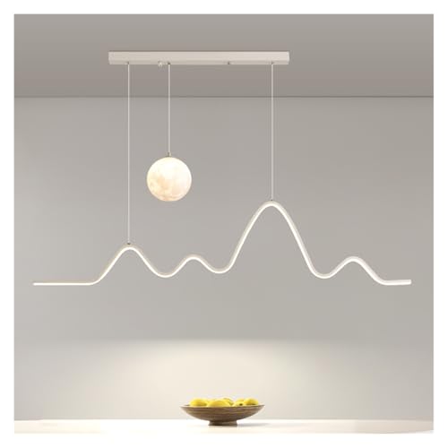 Luminaires d'intérieur blancs et suspensions modernes pour salon