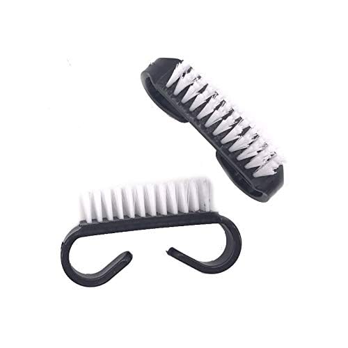 KNAFS COLLECTIONS®2 Pcs Washing Nail Brushes Soft Dust Removal Nail Art Plastic Cleaning Brush With Handle Gel Polish Manicure Makeup Tools