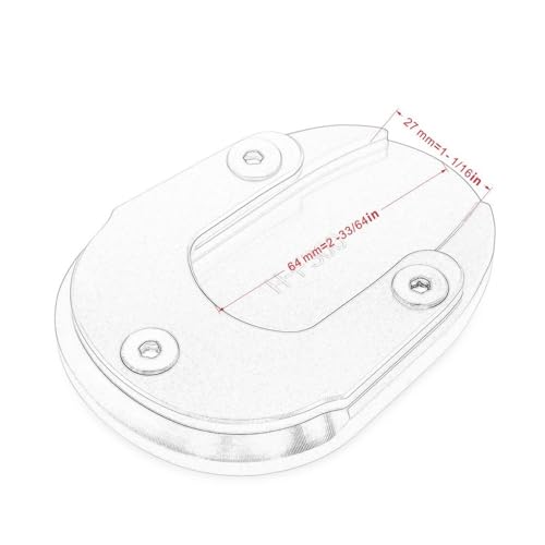 Extension de béquille latérale FJR1300 pour stabiliser votre moto en voyage