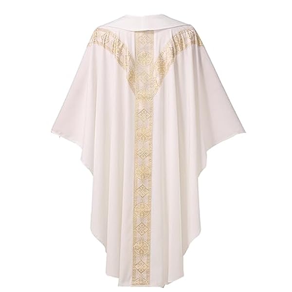 BLESSUME Priest Celebrant Chasuble Catholic Church Father Mass Vestments Robe