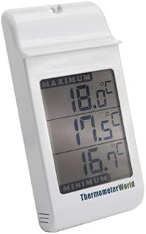 Digital Max Min Greenhouse Thermometer - Max Min Thermometer to Monitor Maxim...