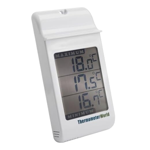 Digitales Gewächshausthermometer zur Überwachung von maximalen und minimalen Temperaturen, nützlich, kann im Innen- und Außenbereich verwendet werden