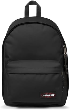 EASTPAK Out of Office Rucksack 27L (44 x 29,5 x 22 cm), Laptopfach 13–15 Zoll, wasserabweisender Schul- & Arbeitsrucksack, robuster Tagesrucksack mit gepolsterten Trägern - BLACK