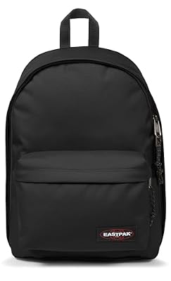 EASTPAK Out of Office Zaino 27L (44 x 29,5 x 22 cm), scomparto laptop 13–15”, zaino scuola e lavoro resistente e idrorepellente con spallacci imbottiti - BLACK