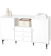 キャビネット　　ホワイト Amazon.co.jp: LOWYA ロウヤ キャビネット サイドボード チェスト