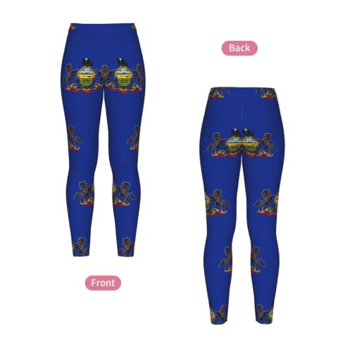 Leggings de compresión con estampado de Pensilvania moldeadores suaves 4