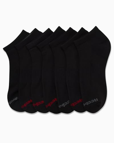 Reebok Mens Low Cut Socks - 8 Pack Stretch Performance Basic No Show - Flat Athletic Socks for Men (Shoe Size 6-12.5)4