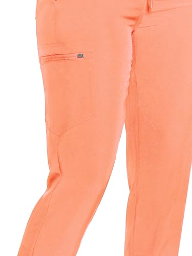 Image of COZYFIT Womens Scrub Pants - Soft Stretch Yoga Style with 5 Pockets, Slim Fit Jogger Scrubs Pants for Women