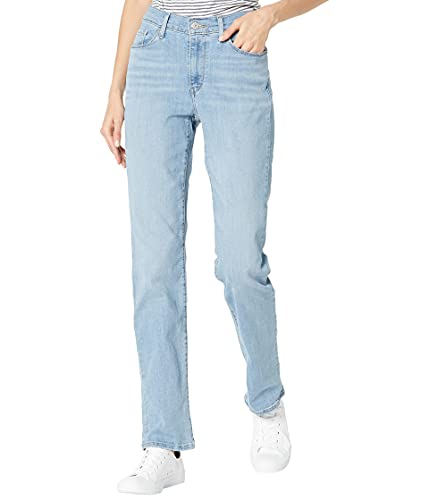 Levi's Women's Classic Straight Jeans (Standard and Plus), Oahu Morning Dew (Waterless), 26 Regular