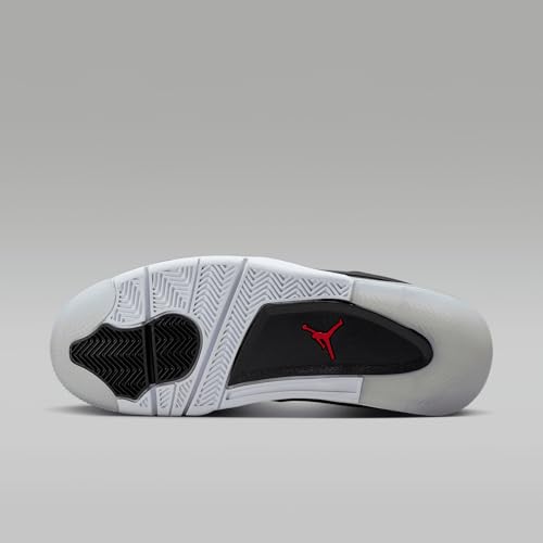 Nike Air Jordan 4 Men's Shoes Black/Wolf Grey/White/Fire Red
