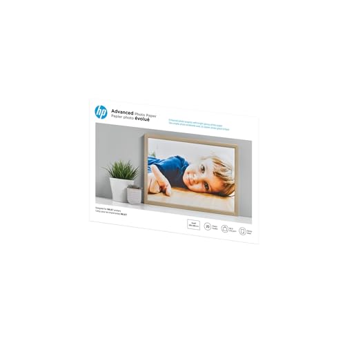 Image of HP Advanced Photo Paper, Glossy, 13x19 in, 20 sheets (CR696A)