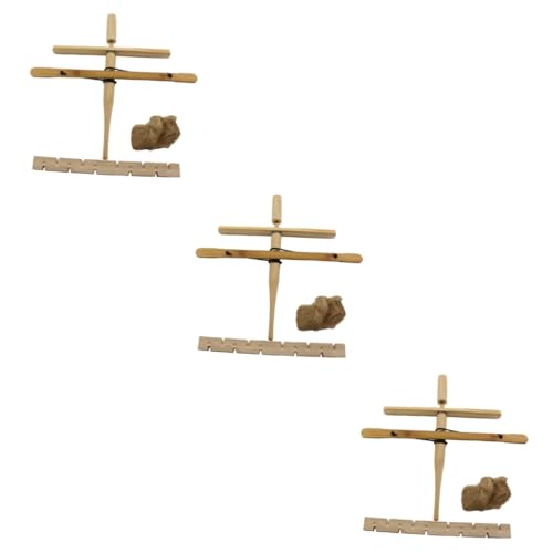 Toddmomy 3sets Outdoor Fire Tool Double Drill Fire Starter Equipment for Camping Hiking and Survival Easy to Use Versatile and for Single Double Use Wilderness