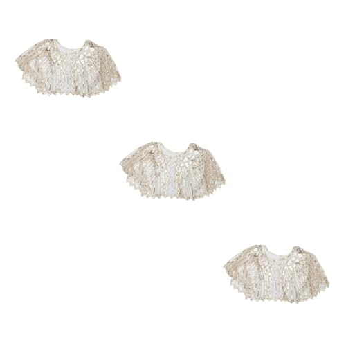 Holibanna 3-teiliges Cape Für Cosplay Erwachsene Pailletten-Cape Party-Cape Kostüm-Cape Mode-Cape Für Damen