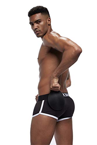 JOCKMAIL Men's Boxer Briefs Mens Padded Boxer Brief Underwear with Hip Pad Enhancing Buttcocks Boxer Briefs4