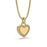 🛍️ 𝐃𝐈𝐄𝐒𝐄 𝐊𝐄𝐓𝐓𝐄 𝐏𝐀𝐒𝐒𝐓 𝐒𝐈𝐂𝐇 𝐃𝐈𝐑 𝐀𝐍 - Durch die Verlängerung an unserer Halskette kannst Du die Länge zwischen 40-45cm in 23 Stufen variabel einstellen. Außerdem kannst Du den Anhänger von der Kette abnehmen und ihn individuell einsetzen!