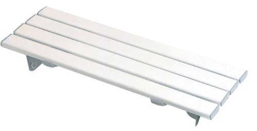Homecraft Savanah Planche de Bain à Lattes, Planche de Bain en Plastique Solide, Confortable et Robuste, Planche à Quatre Lattes à Drainage Rapide, 686 mm de Long et 232 mm de Large