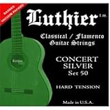 JUEGO LUTHIER CLASICA/FLAMENCO CONCERT SILVER SET 50.