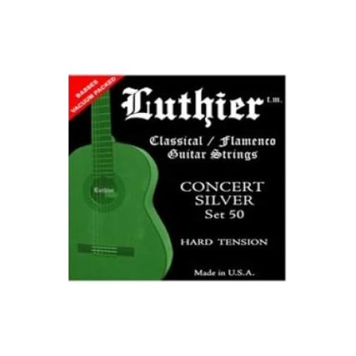 JUEGO LUTHIER CLASICA/FLAMENCO CONCERT SILVER SET 50.
