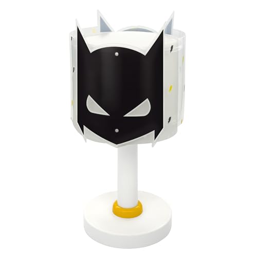 Dalber Lampe de chevet ou de table enfant Dark Hero Super-héros, 61801N, G4 - LED 4 W - Ampoule...