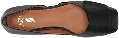 Franco Sarto Sarto Womens Tracy Square Toe Flat Black Leather 7 M | Image 4
