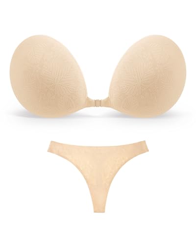 Image of Niidor Sticky Bra Invisible Stick on Bra Backless Strapless Women's Adhesive Bras Ladies Invisible Bras