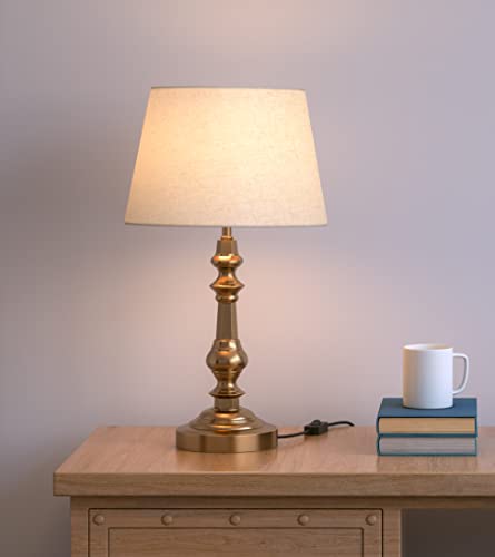Divine Trends LED, Incandescant, CFL, Smart Bulbs Table Lamp Bras...