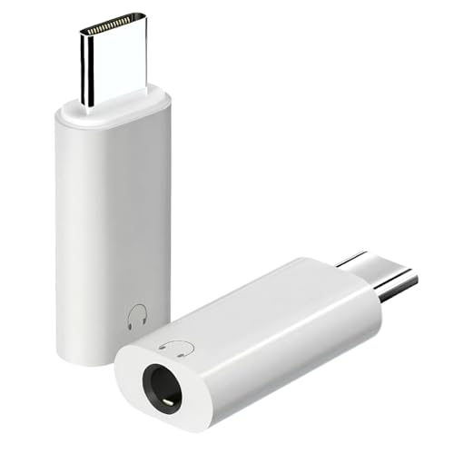 Image of Verilux Type C to 3.5mm Headphone Jack Connector, 3.5mm Jack to Type C Headphones Adapter with Hi-Fi DAC, USB C to 3.5mm Audio Connector Compatible for iPhone 16 /15, Galaxy S25 /S24, iPad Pro, MacBook