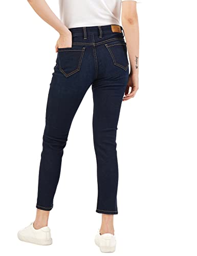 Image of INKD Women's Contrast Stitch Stretchable Skinny Fit Jeans