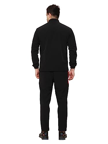 Image of BW:Beatwide Men's Tracksuit NS Dot Terry Polyester Spandex Full Stretch | Track Suit for Man Winter Wear | Sports Track Suit for Men Gym Running, Workout