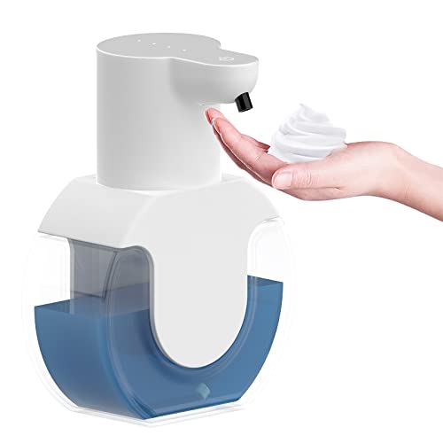 Automatic Foaming Soap Dispenser - 4 Gear Foaming Adjustable, Wall Mounted Sticker Available - 13.5Oz/400Ml Touchless Hand & Dish Soap Dispenser For Bathroom Kitchen #TOP2