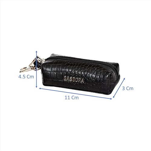 Image of Sassora Premium Leather Key Pouch For Car & Other Keys
