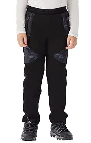 Wulful Kids Waterproof Snow Ski Pants Boys Girls Outdoor Winter Fleece Hiking Insulated Snowboard Pants thumb #1