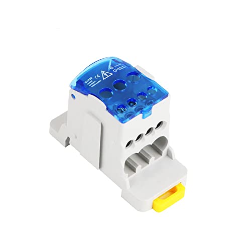 YdseozOA Boîte de jonction électrique universelle, bloc de bornes de distribution sur rail DIN pour armoires de distribution électrique, diverses armoires haute tension
