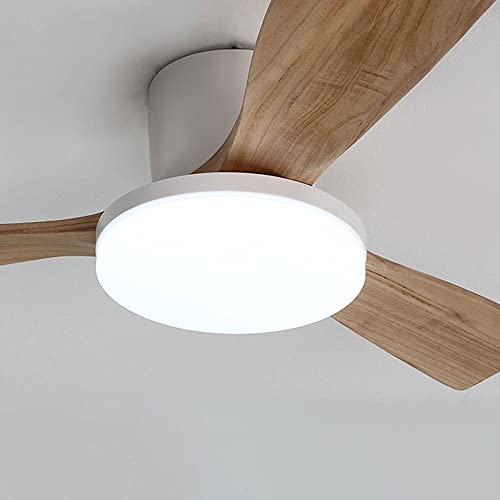 Ventilateur de plafond moderne éclairage pales en bois - 7