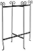 KINDWER Iron Floor Stand for Oblong Tub, Black