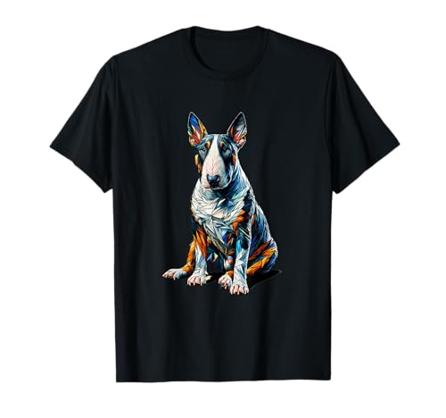 Polygon Art Bull Terrier English Bull Terriers Bullie Dog T-Shirt