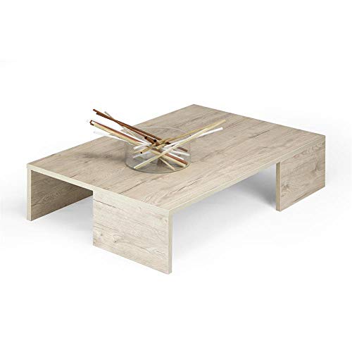 Mobili Fiver, Rachele Mesa Auxiliar de salón, Madera, Roble, 90.0 X 60.0 x 21.0 cm