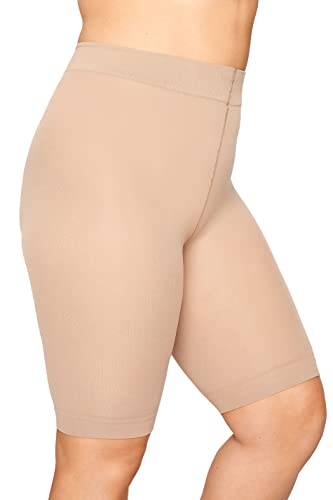 Image of Yours Curve Anti Chafing High Waisted Shorts - Women's - Plus Size Curve