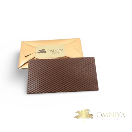 OMNIYA Delicacy Chocolate Rectangle Plain (8 Units) &ndash; Premium Lebanese Chocolate Squares...