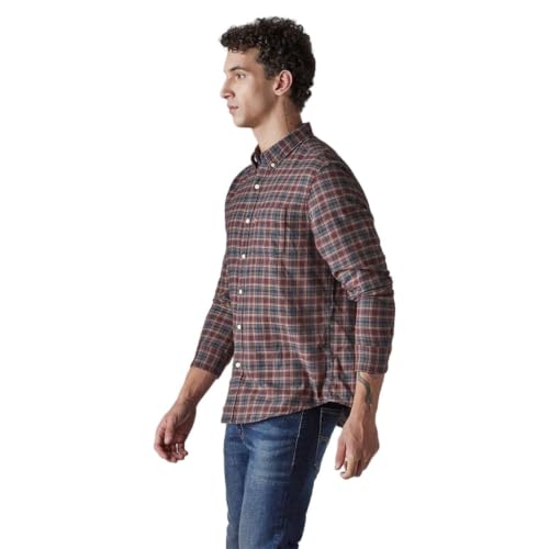 Image of Levi's Men's Checkered Slim Fit Flannel Shirt