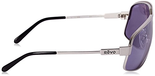 Revo Men's Unisex Collection Stargazer Aviator Polarized Sunglasses, Chrome Frame3