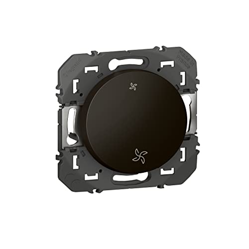 Legrand - Interrupteur commande VMC dooxie finition noir - emballage blister
