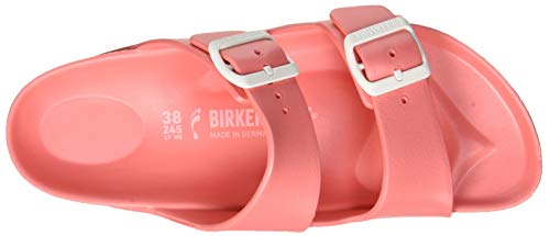 Image of Birkenstock Arizona, Women's Heels Sandals Open Toe Sandals, Pink (Soft Coral Soft Coral), 4.5 UK (37 EU)