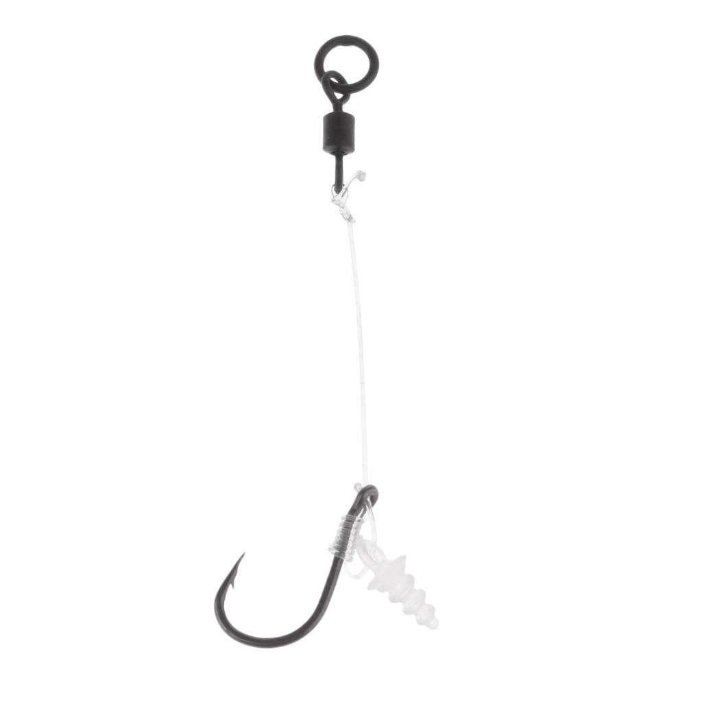 bnf® Carp Fishing Chod Rigs Leader Ready Tied with Bait Screw Steel Hooks Hook Size 8 | Fishing | Terminal Tackle | Rigs & Harnesses-image-36