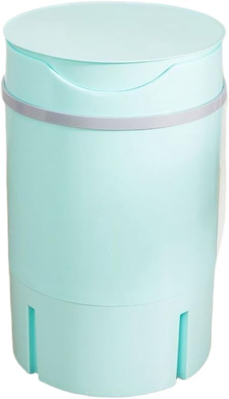 CokBluミニ洗濯機 4.5L 小型ポータブル 青色光殺菌 &amp; 脱水機能 節水節電 ベビー服・靴下・下着洗浄 浴室・室内・